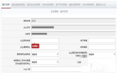 全国企业信用信息公示系统北京网上工商年报年检